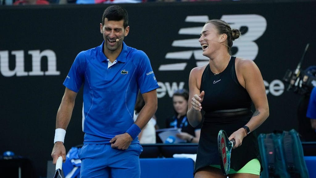 US Open: Novak Djokovic e Aryna Sabalenka lideram lista de estrelas em pares mistos