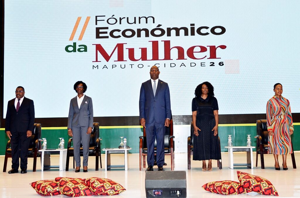 Presidente Daniel Chapo durante o II Fórum Económico da Mulher